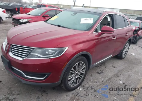 2017 Lincoln Mkx Reserve from USA, damaged, VIN 2LMPJ8LR1HBL53216